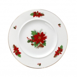 Χριστουγεννιάτικο Πιάτο Φρούτου Πορσελάνης 19εκ. Poisentia CRYSPO TRIO 06.241.03