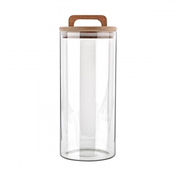 Δοχείο Αποθήκευσης Γυάλινο Allure 1300ml-10x10x22εκ. Estia 01-17491