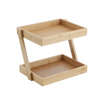 Ραφιέρα Οργάνωσης Κουζίνας Bamboo Natural 31,5x22,5x26εκ. Essentials Estia 01-37840
