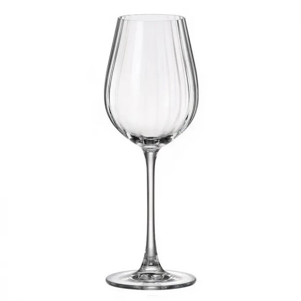 Ποτήρι Κρασιού Κρυστάλλινο Columba Optic Crystal Bohemia 400ml CTB1SI81400