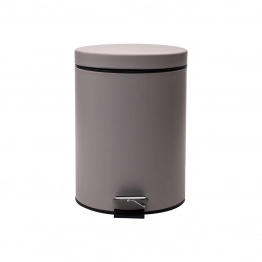 Καλάθι Απορριμμάτων 5lt Soft Close Μεταλλικό Taupe Classic Estia 26,5x20,6x28εκ. 02-5580