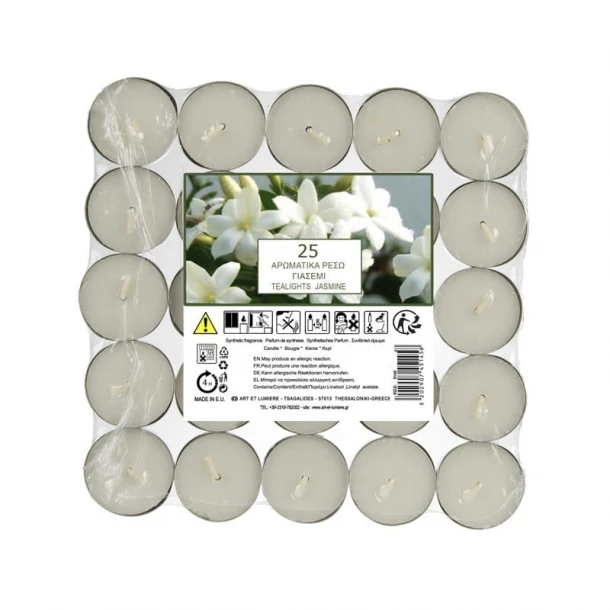 Κερί Ρεσώ Σετ 25τμχ Αρωματικό Γιασεμί Art Et Lumiere 05145