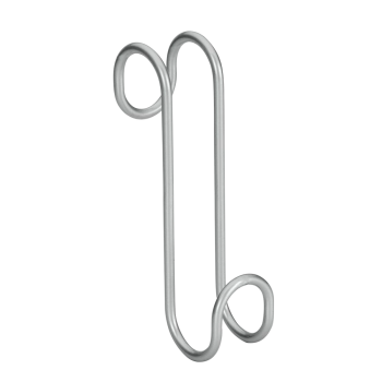 Γάντζος Μονός Μεταλλικός Κρεμαστός Polytherm 3,5x5x14εκ. Metaltex 403800