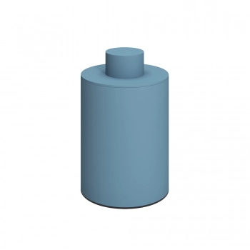 Δοχείο Αποθήκευσης Με Καπάκι Ανοξείδωτο Matt Ciel Pam & Co Φ8x15εκ. 94-923