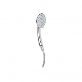 Σετ Κεφαλή Ντους Χρωμίου Με Σπιράλ Ανοξείδωτο Ασημί 16x8x30εκ.-1,5μ. Estia 02-23843