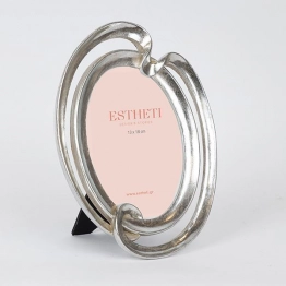 Κορνίζα Polyresin Ασημί 13x18εκ. ESTHETI 756-12154