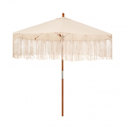 Ομπρέλα Boho Υφασμάτινη-Μακραμέ Φ270x260εκ. iliadis 85910