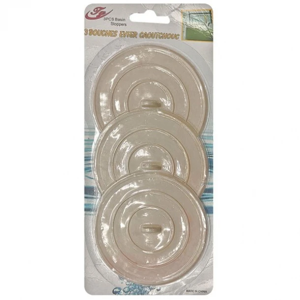 Τάπες Για Σιφόνια Σετ 3τμχ Φ10,5εκ. Homie 81-1015