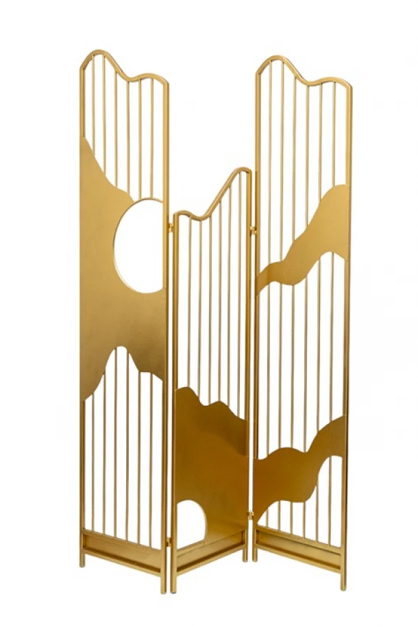 Παραβάν Χρυσό 40x1,8x180εκ. Zen Collection 24.37.51152