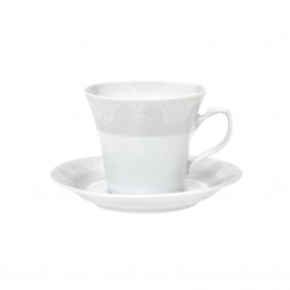 Φλυτζάνι Τσαγιού Πορσελάνης 220ml Deco Classico CRYSPO TRIO 24.480.16