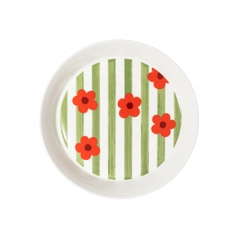 Πιάτο Βαθύ Φαγητού Πορσελάνης 21,5x3,7εκ. Bloomlines Estia 07-38984