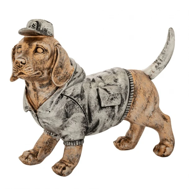 Διακοσμητικός Σκύλος Polyresin 25x9x19εκ. iliadis 88344