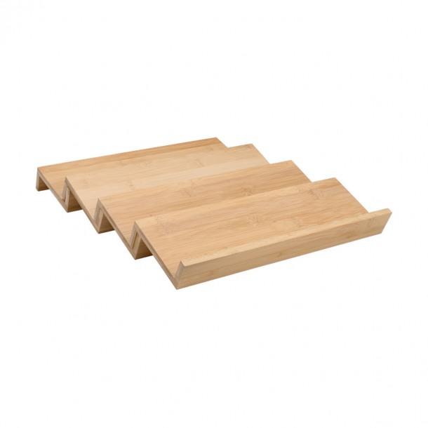 Βάση Οργάνωσης Μπαχαρικών Σετ 4τμχ Bamboo Essentials 31x45,5x6εκ. Estia 02-31459