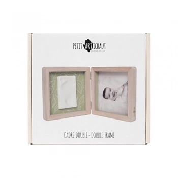 Κορζίνα Ξύλινη 2 Θέσεων Για Την Φωτογραφία & Το Αποτύπωμα Του Μωρού Σας Olive Tree Petit Artichaut PA1803