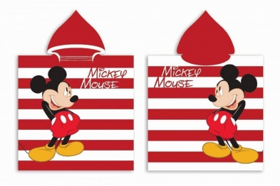 Πόντσο Παιδικό Βαμβακερό Βελουτέ 50x100εκ. Mickey 11 Disney DimCol