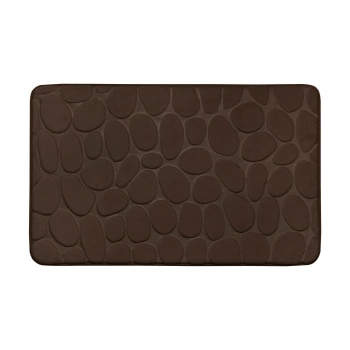 Ταπέτο Μπάνιο Polyester 50x80εκ. Καφέ MRShome AWD02161143