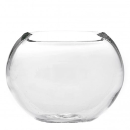 Βάζο Γυάλινο Οβάλ Διάφανο 28x10x26εκ. iliadis 89253
