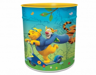 Κάδος Απορριμάτων Μεταλλικός Winnie Pooh Ango 26x27εκ. 6608