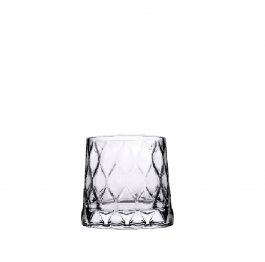 Ποτήρι Ουίσκι Γυάλινο Διάφανο Leafy ESPIEL 300ml-9x8,5εκ. SP420194G4