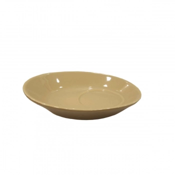 Πιατάκι Για Φλυτζάνι Cappuccino Πορσελάνης Εκρού Firenze Art Et Lumiere 14x17x3εκ. 06628