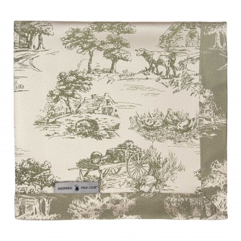 Τραπεζομάντηλο Polyester 170x240εκ. Essential 3015 Ecru-Olive Greenwich Polo Club