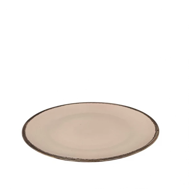 Πιάτο Φαγητού Ρηχό Πορσελάνης Vibes Pink ESPIEL 27εκ. TLR101K6