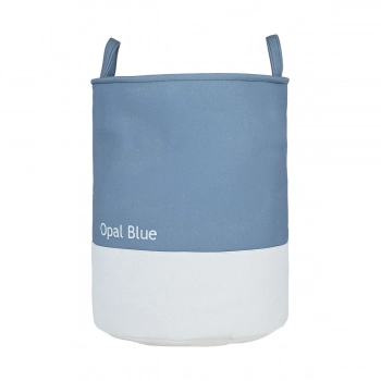 Καλάθι Απλύτων Υφασμάτινο 35x35x50εκ. Opal Blue Estia Tone Lab 02-41236