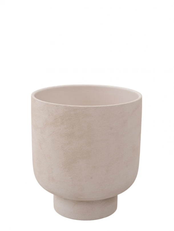 Κασπώ Κεραμικό Λευκό-Ιβουάρ 33,5x37,5εκ. Zen Collection 25.24.51694