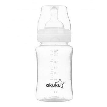 Μπιμπερό Κατά Των Κολικών 240ml akuku A0107