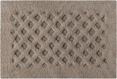 Ταπέτο Μπάνιου Βαμβακερό 40x60εκ. Delhi Taupe Guy Laroche