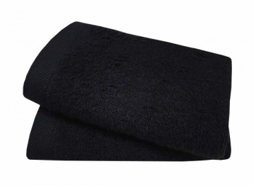 Λαβέτα Βαμβακερή 30x30εκ. 500gr/m2 Μαύρη Plain Line