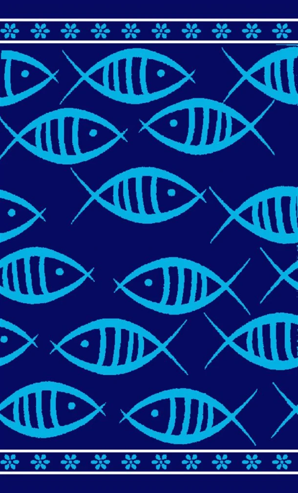 Πετσέτα Θαλάσσης 2 Όψεων Βαμβακερή Βελουτέ 87x165εκ. Ζακάρ 230 DimCol