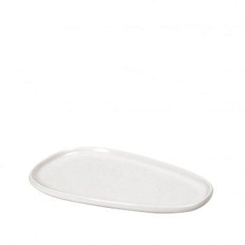 Πιατέλα Σερβιρίσματος Τρίγωνη Πορσελάνης Ιβουάρ Siders ESPIEL 31,8x20,5x2εκ. FUK121K2