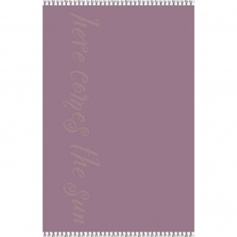 Πετσέτα Θαλάσσης Βαμβακερή Velour Plum 86x160εκ. Beatles Melinen 20004882