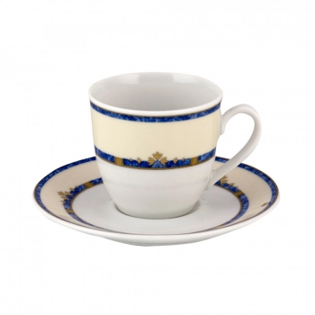 Σετ 6τμχ Φλυτζάνια Καφέ Πορσελάνης WM Collection 100ml N2172	