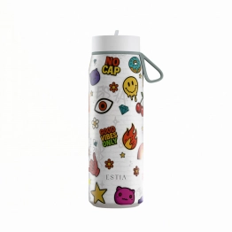 Θερμός Με Καλαμάκι Ανοξείδωτος Urban Vibes Pulse Save The Aegean Estia 500ml 01-42578