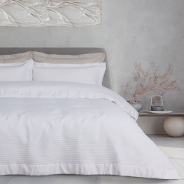 Κουβερλί Microfiber Υπέρδιπλο 220x240εκ. Happy 9655 White Das Home