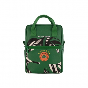 Τσάντα Φαγητού Ισοθερμική PVC Leather Panathinaikos BC Edition We The Greens 7lt-20x14x27εκ. Estia 00-29920