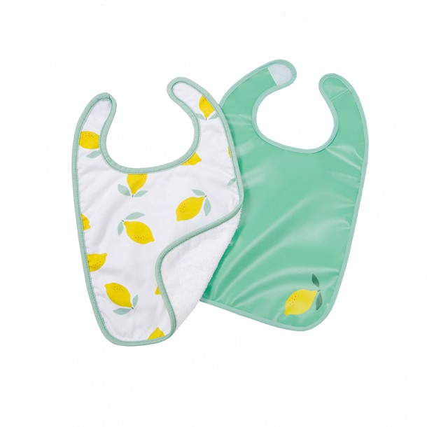 Σετ 2τμχ Σαλιάρα-Ποδιά Happy Lemon Baby To Love BTL304072