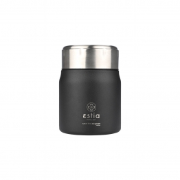 Θερμός Lunch Pot Ανοξείδωτο Midnight Black Save The Aegean Estia 500ml-10x10x14εκ. 01-21658