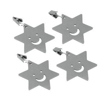 Σετ 4 Πιάστρες Τραπεζομάντηλου Ανοξείδωτες