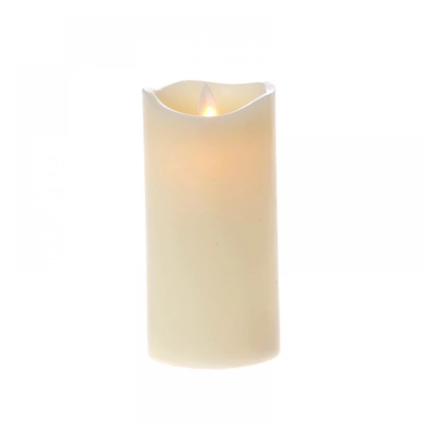 Κερί Led Μπαταρίας Κρεμ 7,5x15εκ. iliadis 58161