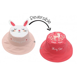Καπέλο Διπλής Όψης UPF50 4-6Ετών Bunny-Deer FlapJackKids FJKSH819L