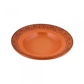 Πιάτο Pasta Πορσελάνης 27εκ. Vintage Teracotta Oriana Ferelli PR222681019