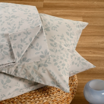 Σετ Σεντόνι Με 2 Μαξιλαροθήκες Polycotton Υπέρδιπλο Με Λάστιχο 160x200+32εκ. Botan Aqua Casual Line Mini Melinen 20004851