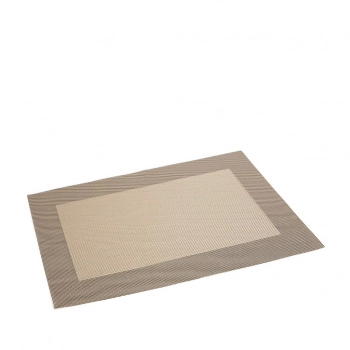 Σουπλά PVC Αδιάβροχο Μπεζ 45x30εκ. ESPIEL LUP103K6