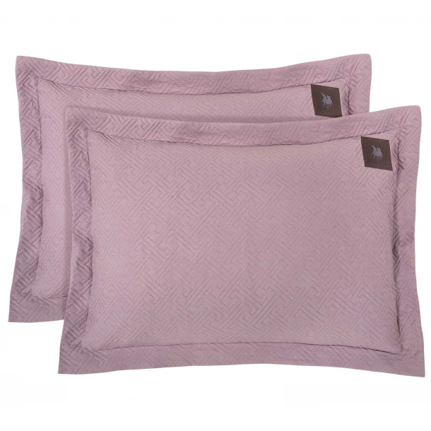 Ζεύγος Μαξιλαροθήκες Oxford Microfiber 50x70+7εκ. Essential 4448 Nude Greenwich Polo Club