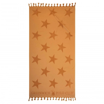Πετσέτα Θαλάσσης Βαμβακερή 90x170εκ. Essential 3833 Ώχρα Greenwich Polo Club