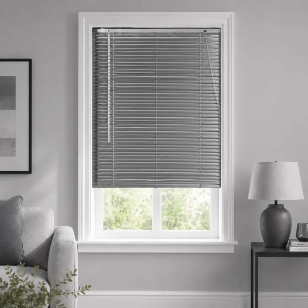 Μεταλλικό Στόρι Aλουμινίου 25mm-120x140εκ. Grey MRShome GR120140