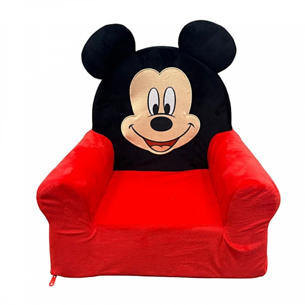 Πολυθρόνα Velboa Disney Home Mickey 48 Red-Black 34x47x48εκ. Dimcol